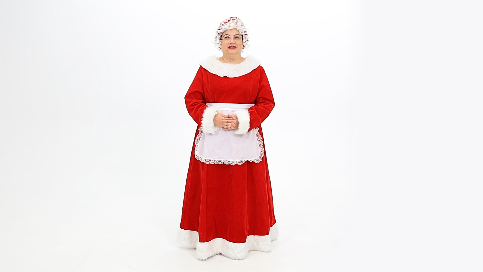 FUN2056PL Women's Plus Size Deluxe Mrs Claus Costume